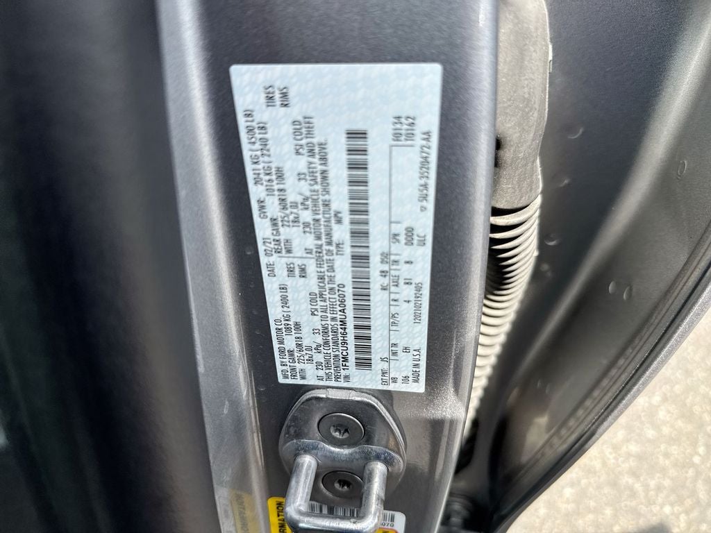 2021 Ford Escape SEL