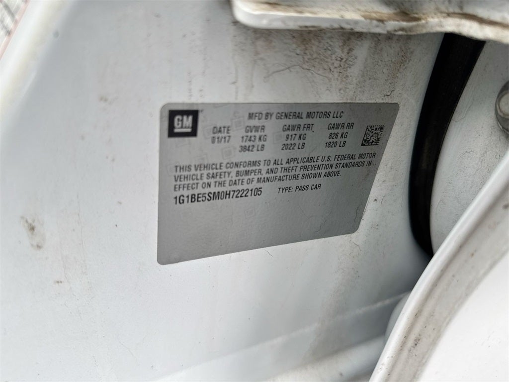 2017 Chevrolet Cruze LT