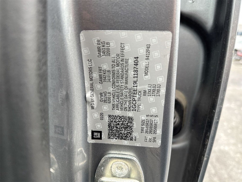 2020 Chevrolet Colorado ZR2