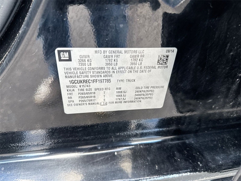 2015 Chevrolet Silverado 1500 LT