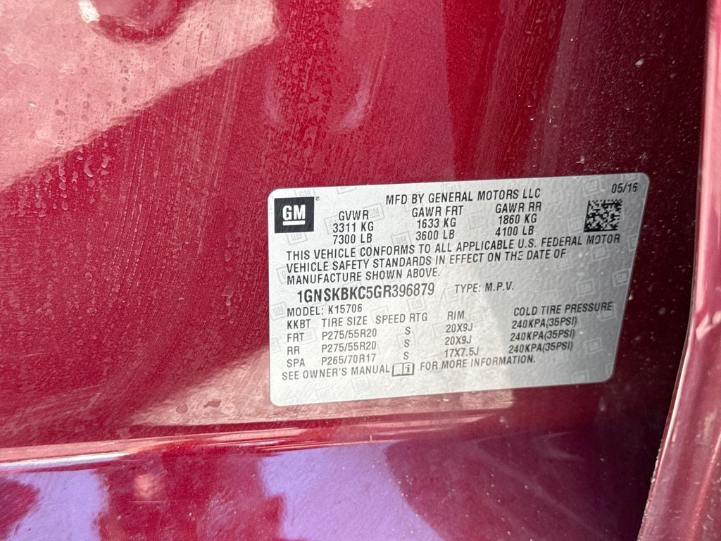 2016 Chevrolet Tahoe LT