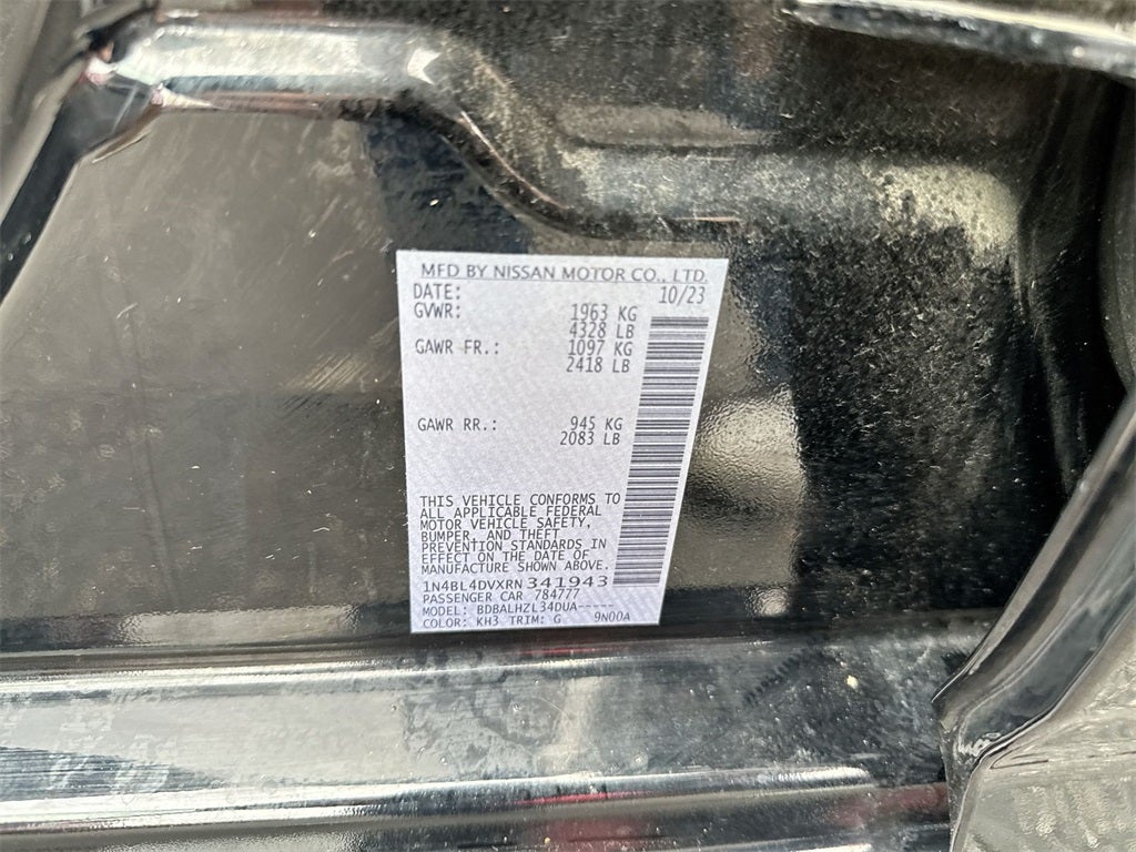 2024 Nissan Altima 2.5 SV