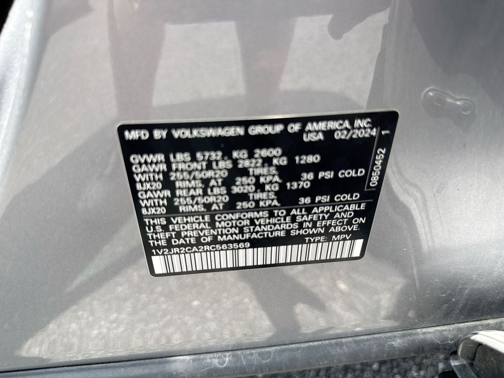 2024 Volkswagen Atlas 2.0T SE w/Technology