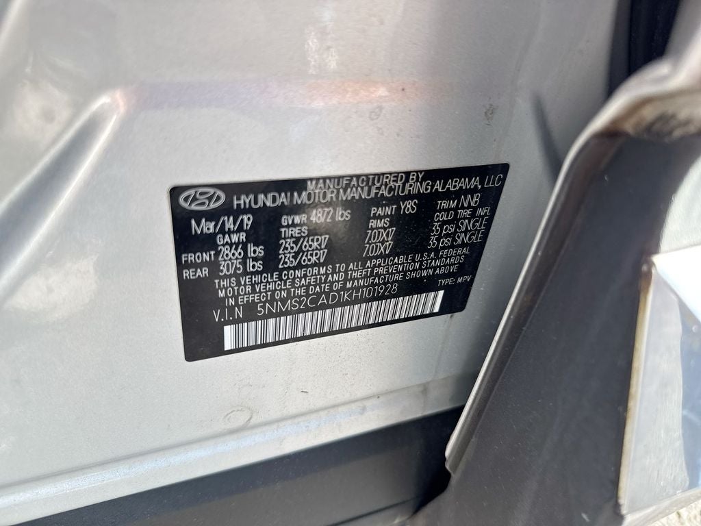 2019 Hyundai Santa Fe SE