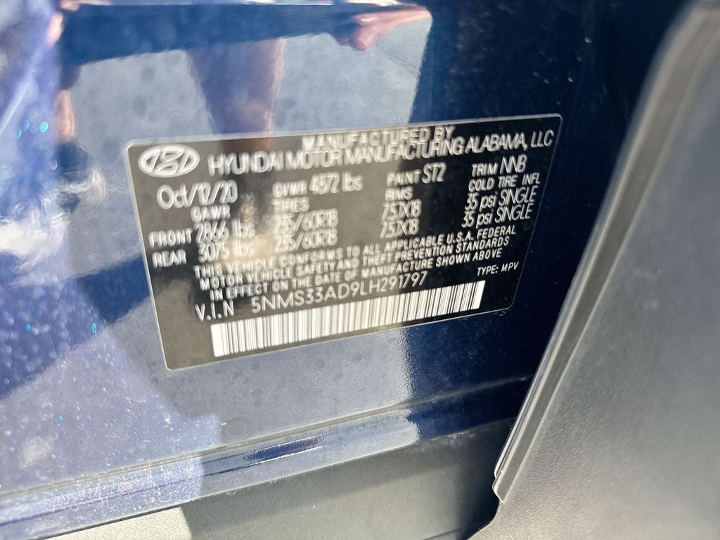 2020 Hyundai Santa Fe SEL