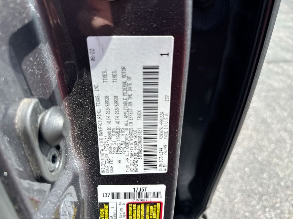 2022 Toyota Tundra 1794