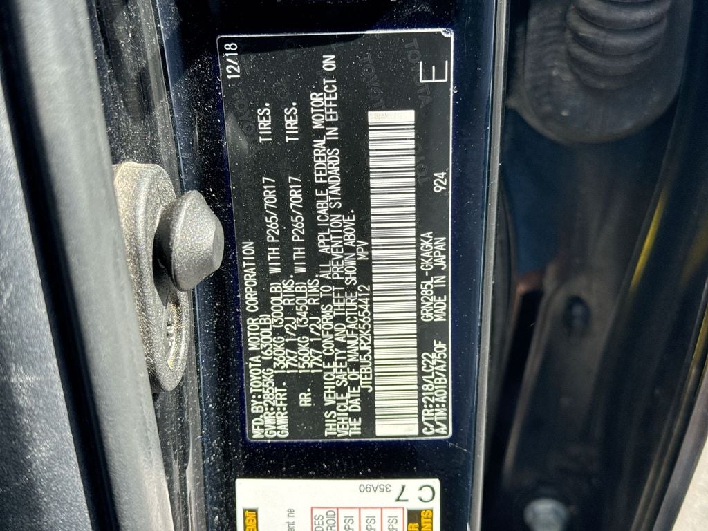 2019 Toyota 4Runner TRD Off-Road Premium