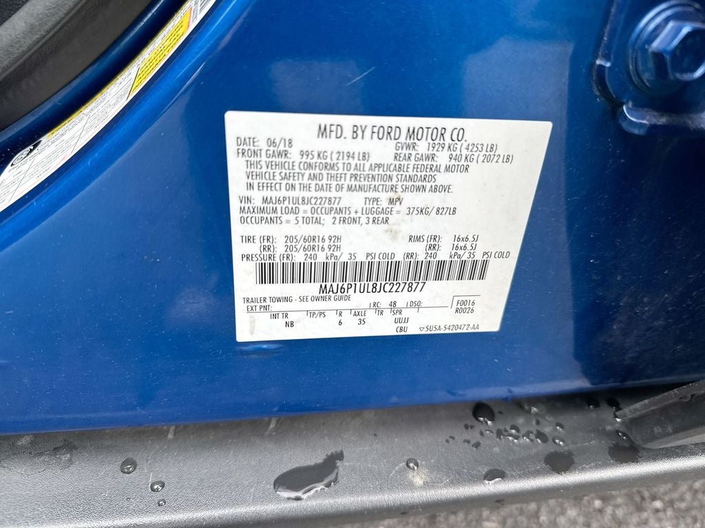 2018 Ford EcoSport SE