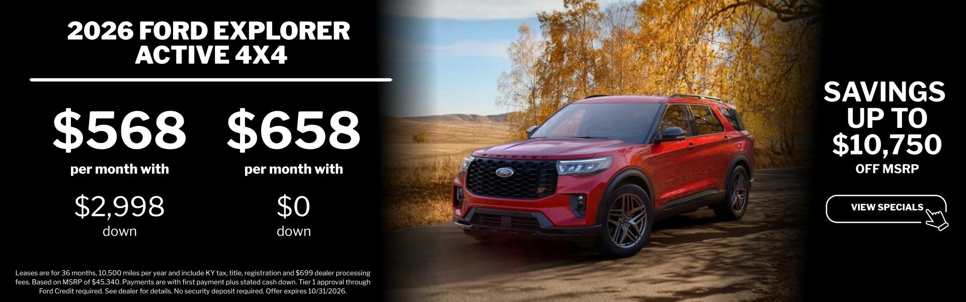 explorer lease